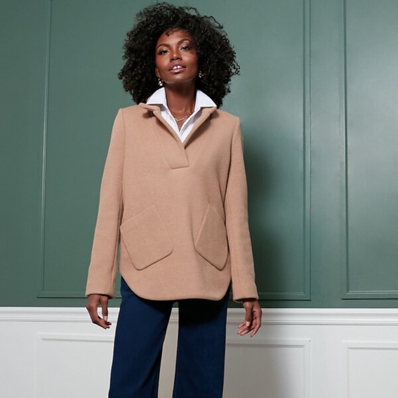 NEW Tuckernuck Camel Emerson Popover jacket - medium - Picture 4 of 10